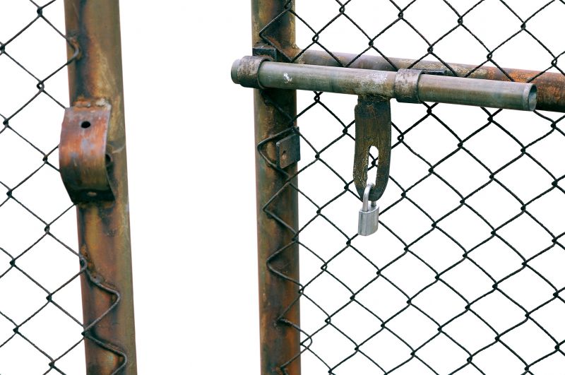 Rust Damage on Metal Gates